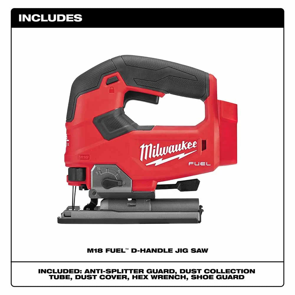 MILWAUKEE 2737-20 M18 FUEL™ D-Handle Jig Saw (Tool Only)