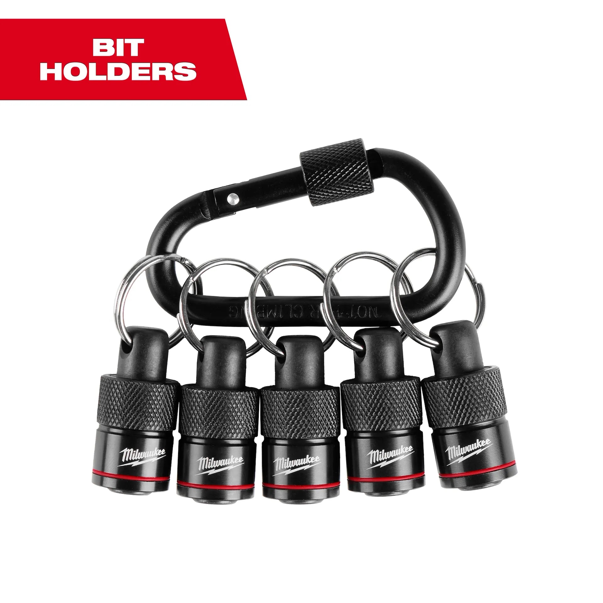 MILWAUKEE 48-32-4537 5PC Bit Holder with Carabiner