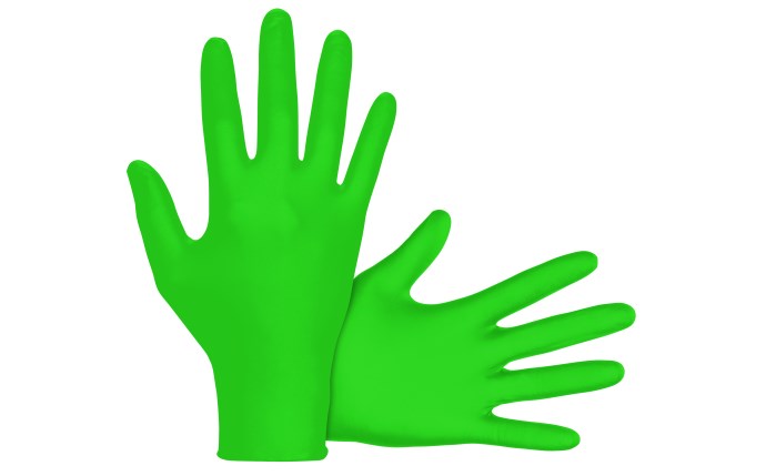 SAS SAFETY 66553 Raven® InVue Powder-Free Exam Grade Nitrile Disposable Gloves - 7 Mil - 100PK - XL