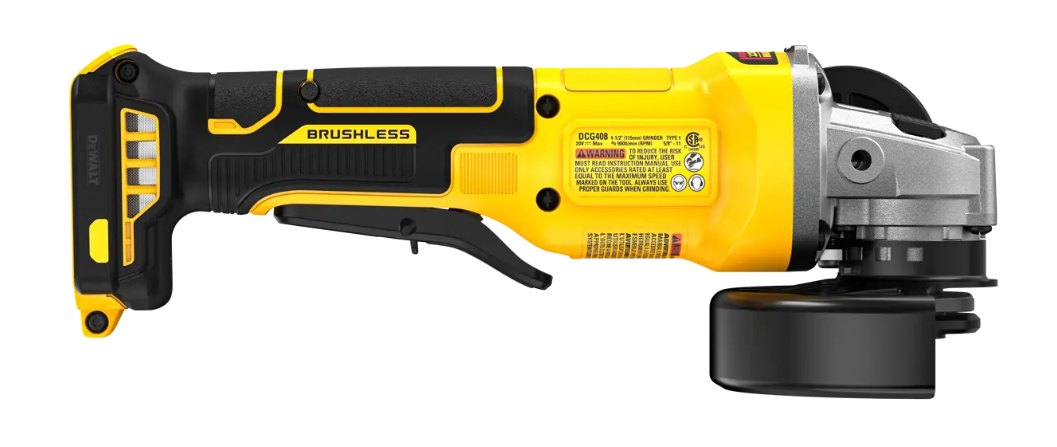 DEWALT DCG408B 20V MAX* Brushless Cordless 4 1/2-in. Paddle-switch Grinder (Tool Only)