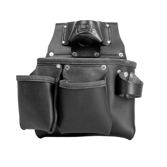 OCCIDENTAL LEATHER UB5018DB 3 Pouch Pro Tool Bag with Tape Holder