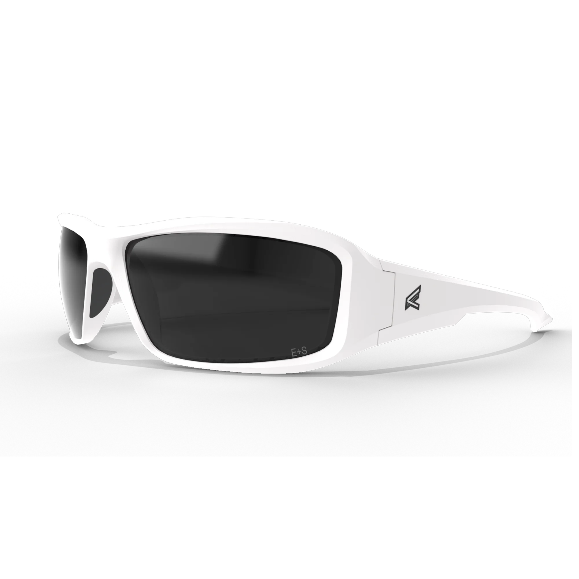 EDGE EYEWEAR XB146 BRAZEAU - WHITE FRAME/SMOKE LENSES