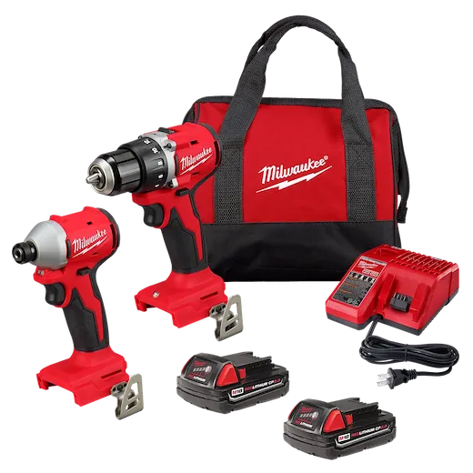 MILWAUKEE 3692-22CT M18™ Compact Brushless 2-Tool Combo Kit