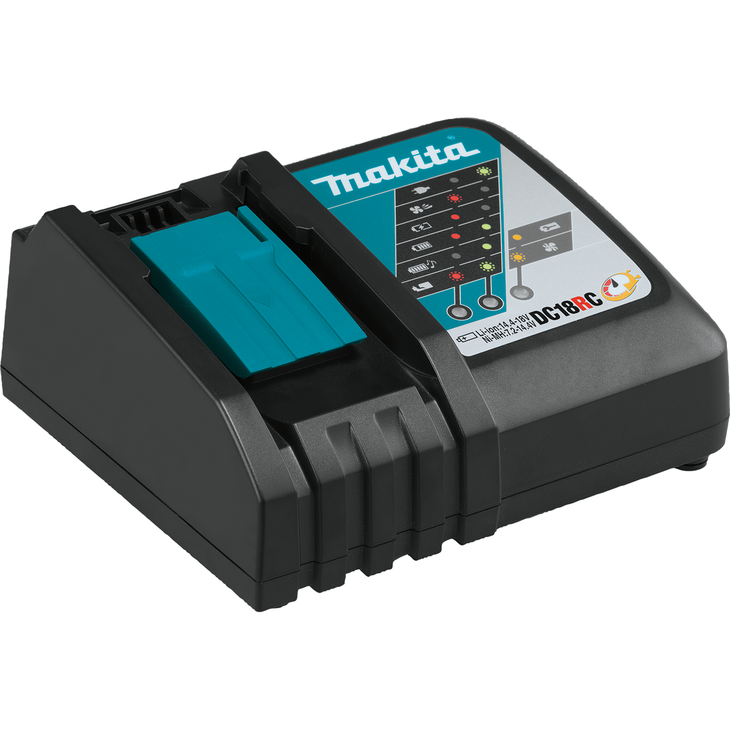 MAKITA BL1850BDC2X1 18V LXT® Lithium‑Ion Battery and Rapid Optimum Charger Starter Pack (5.0Ah)