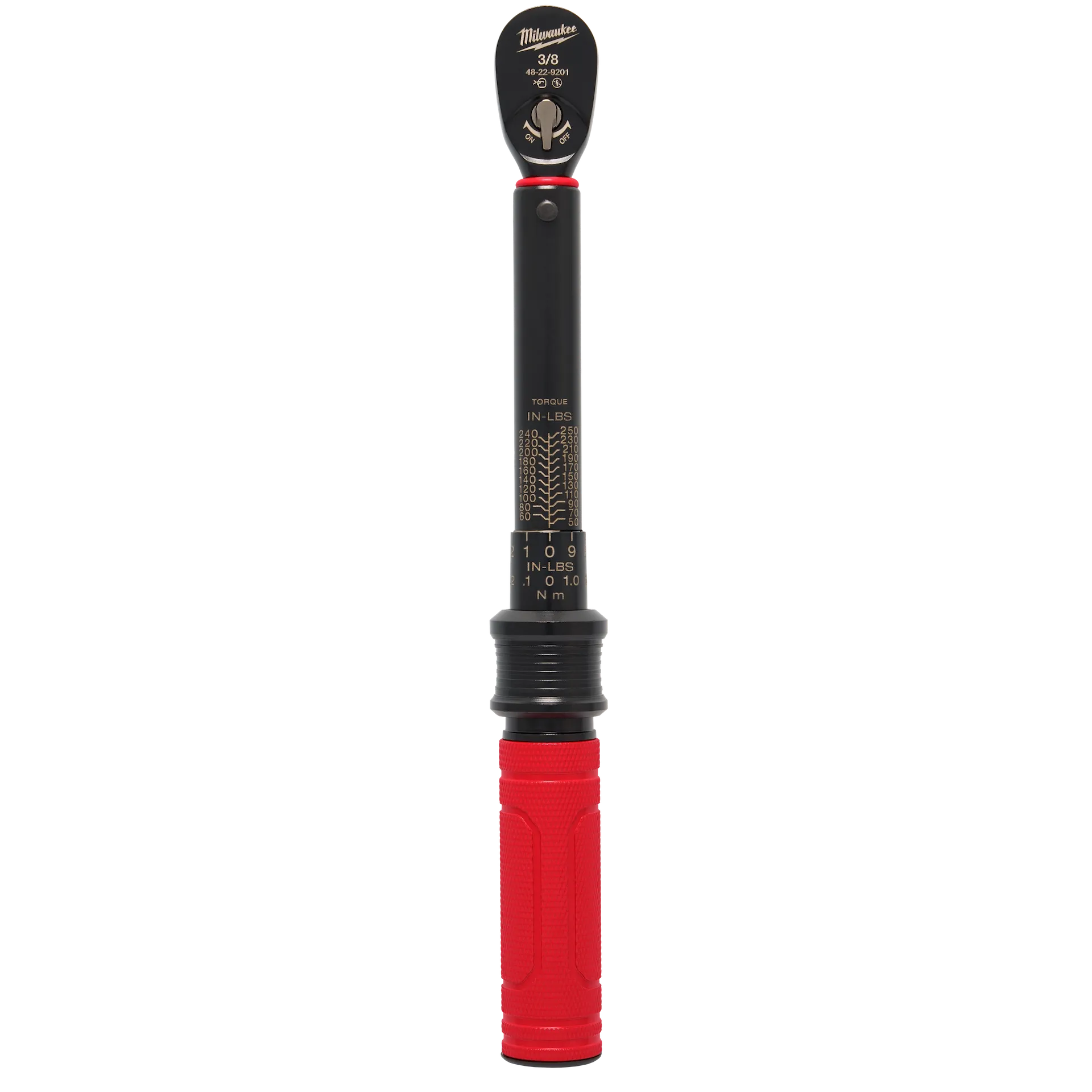 MILWAUKEE 48-22-9201 3/8” Drive Click Torque Wrench (50-250 in·lbf)