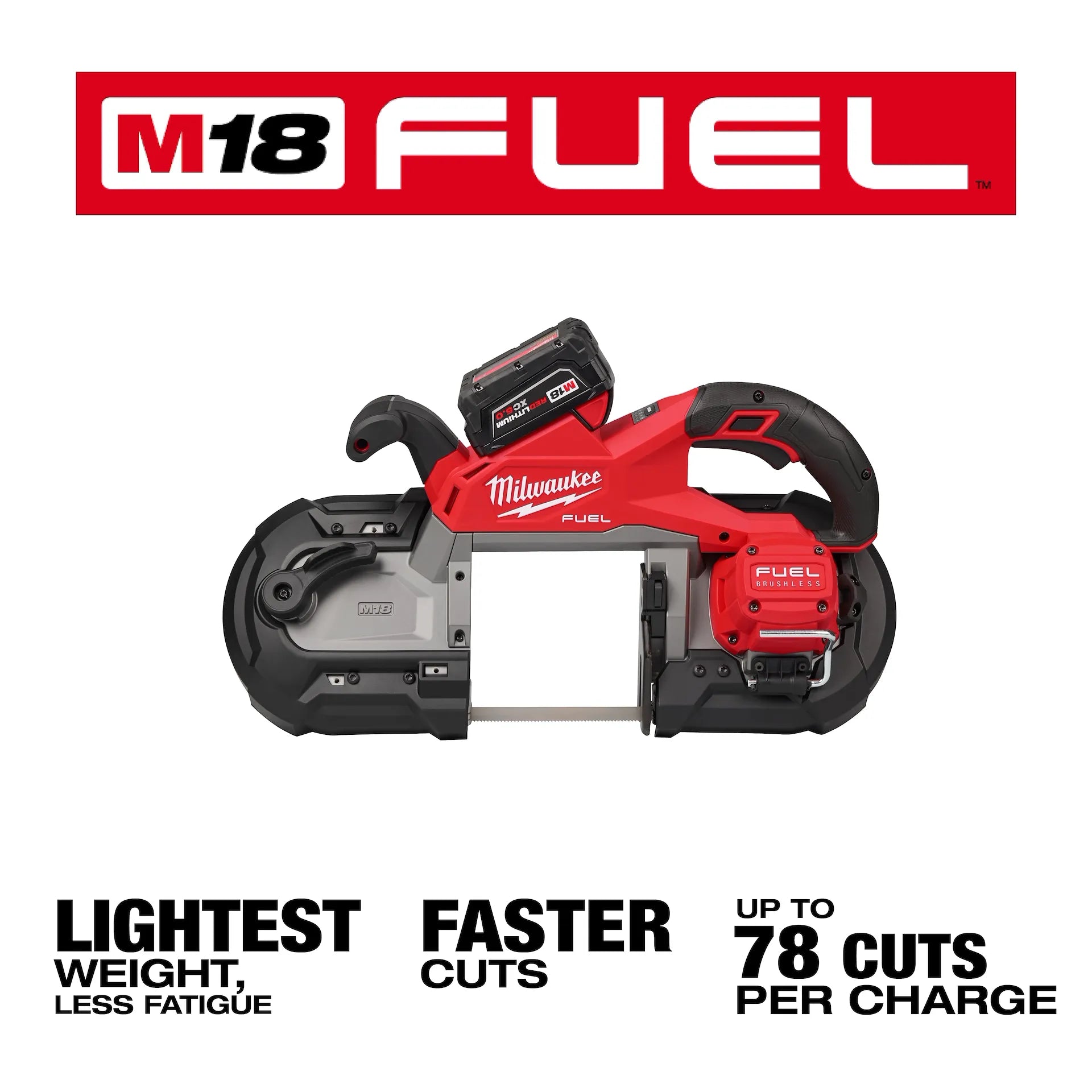MILWAUKEE 2929-22 M18 FUEL™ Deep Cut Band Saw Kit
