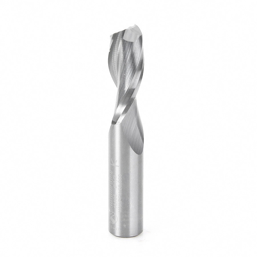 AMANA 46106 Solid Carbide Spiral Plunge 1/2 Dia x 1-1/4 x 1/2 Inch Shank Up-Cut