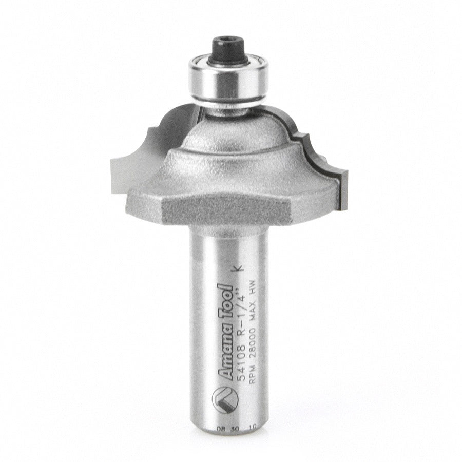 AMANA 54108 Carbide Tipped Classical Bead & Cove 7/32 x 15/64 Radius x 1-1/2 Dia x 5/8 x 1/2 Inch Shank