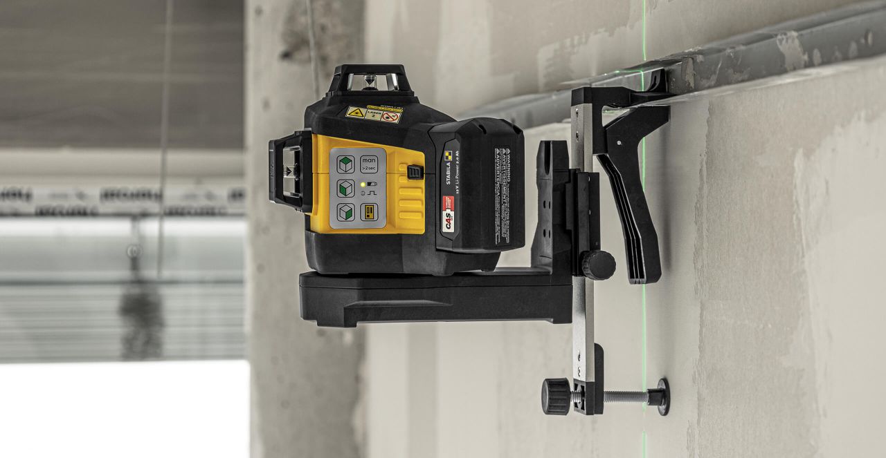 STABILA LAX 600 G 12V Multi-Line Laser – 3×360° Green Lines, Self-Leveling, IP65