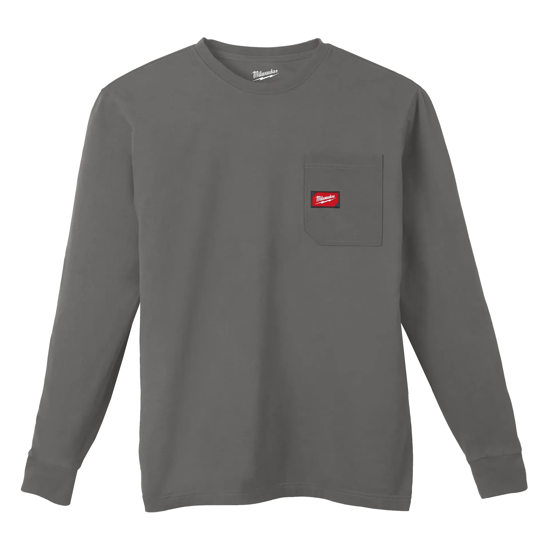 MILWAUKEE 606G GRIDIRON™ Pocket T-Shirt - Long Sleeve - GRAY