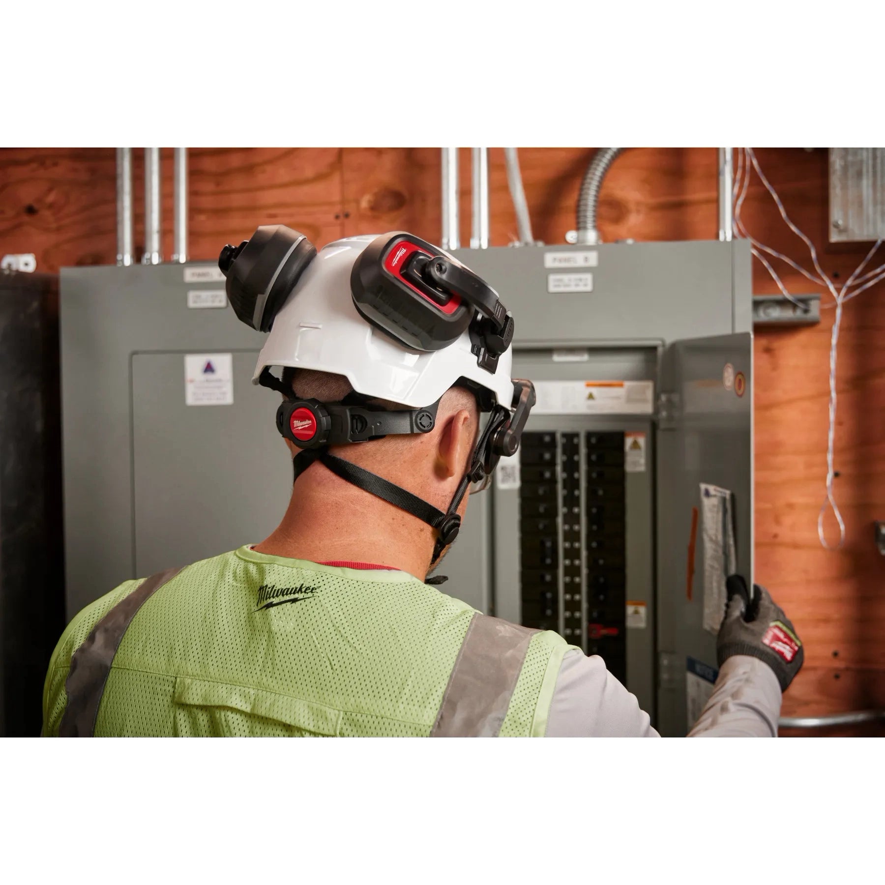 MILWAUKEE 48-73-1321 BOLT™ White Front Brim Safety Helmet (USA) - Type 2, Class E