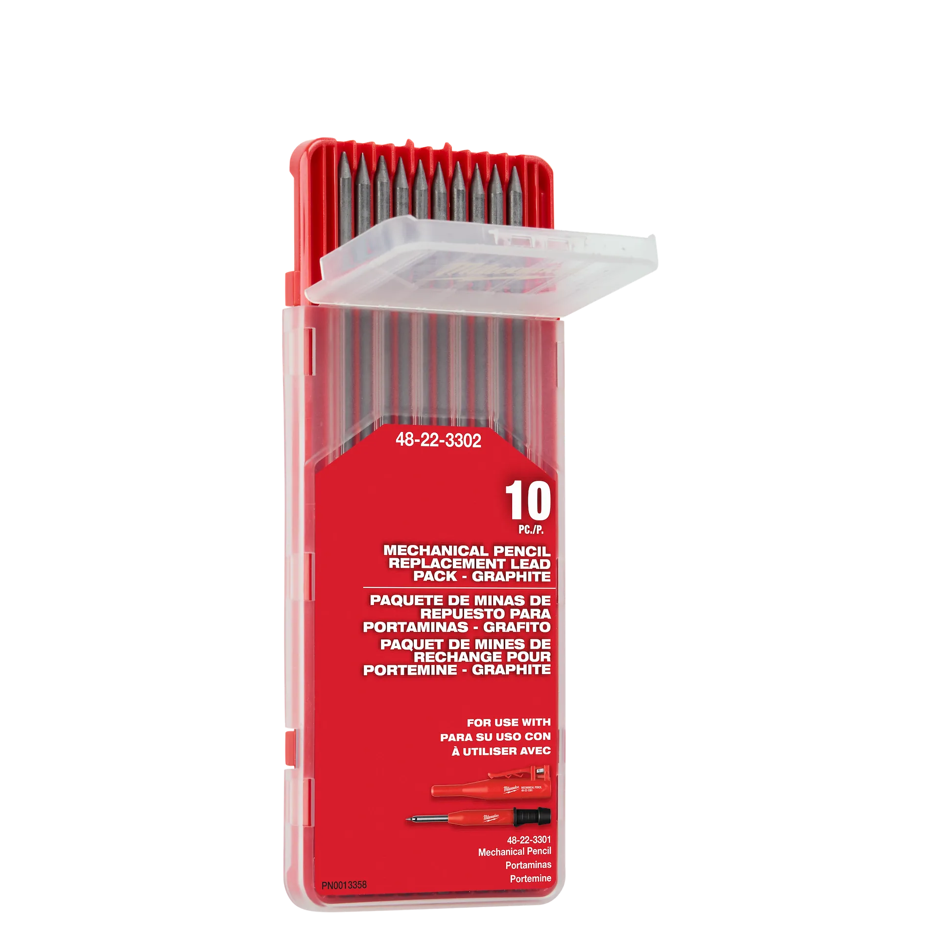 MILWAUKEE 48-22-3302 Mechanical Pencil Replacement Lead - Graphite
