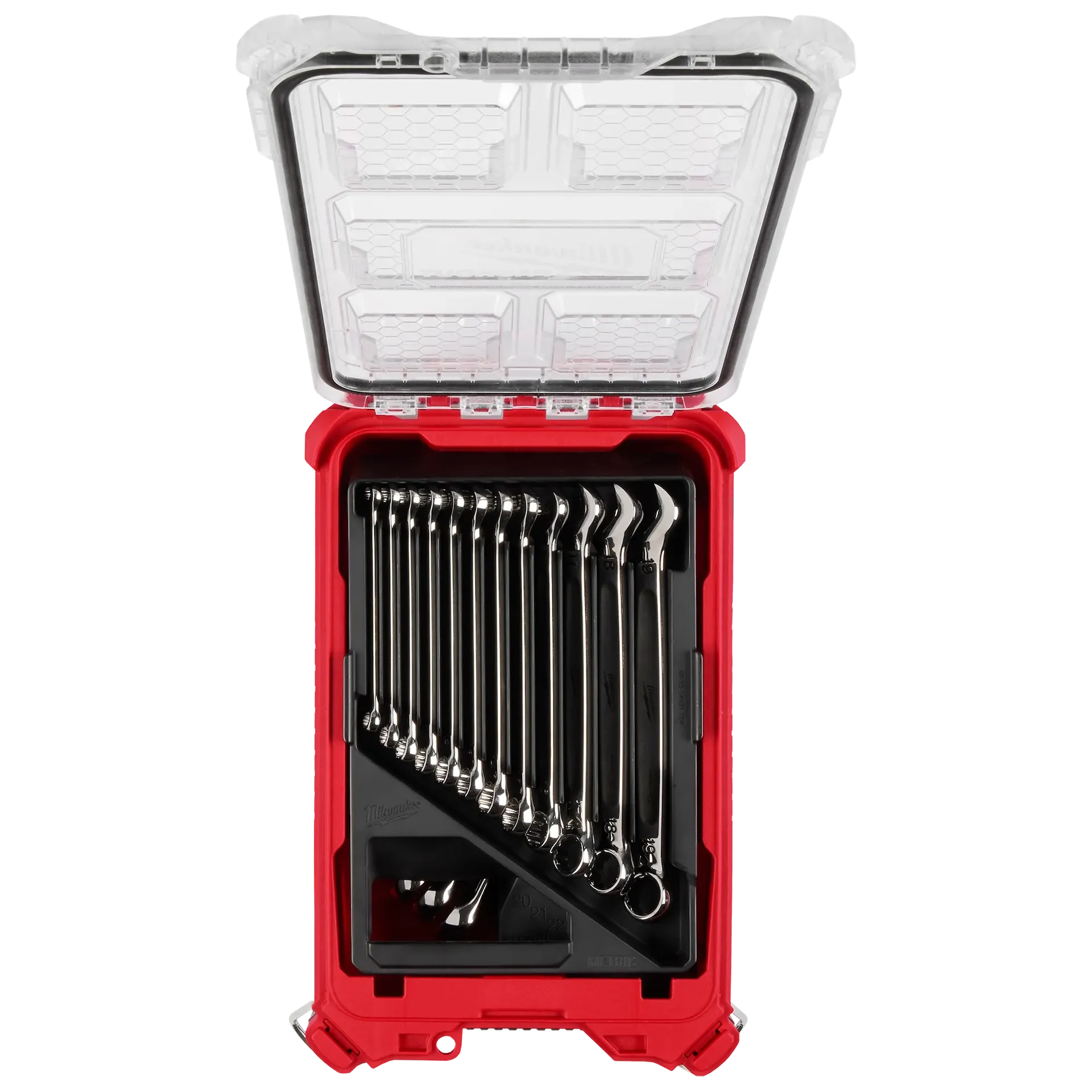 MILWAUKEE 48-22-9483 15pc Metric Combination Wrench Set with PACKOUT™ Compact Organizer