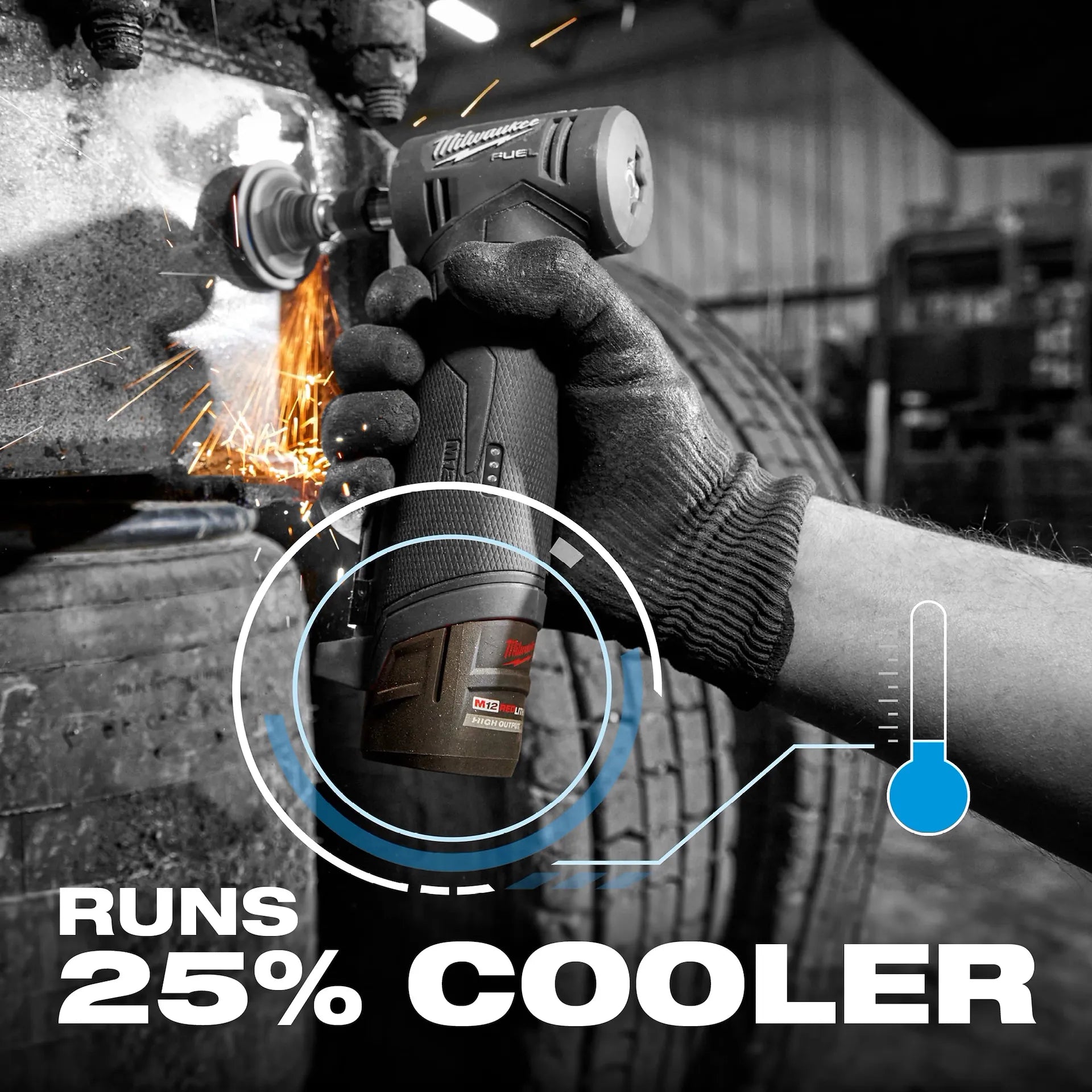 MILWAUKEE 48-11-2425 M12™ REDLITHIUM™ HIGH OUTPUT™ CP2.5 Battery Pack