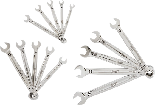 MILWAUKEE 48-22-9515 15pc Combination Wrench Set - Metric