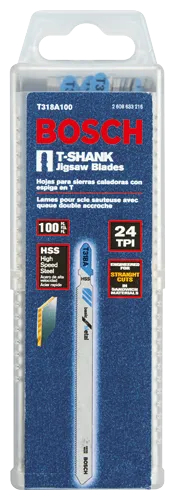 BOSCH T118G T-Shank Jig Saw Blades Basic for Metal – HSS, Clean Cuts in Sheet & Profiles