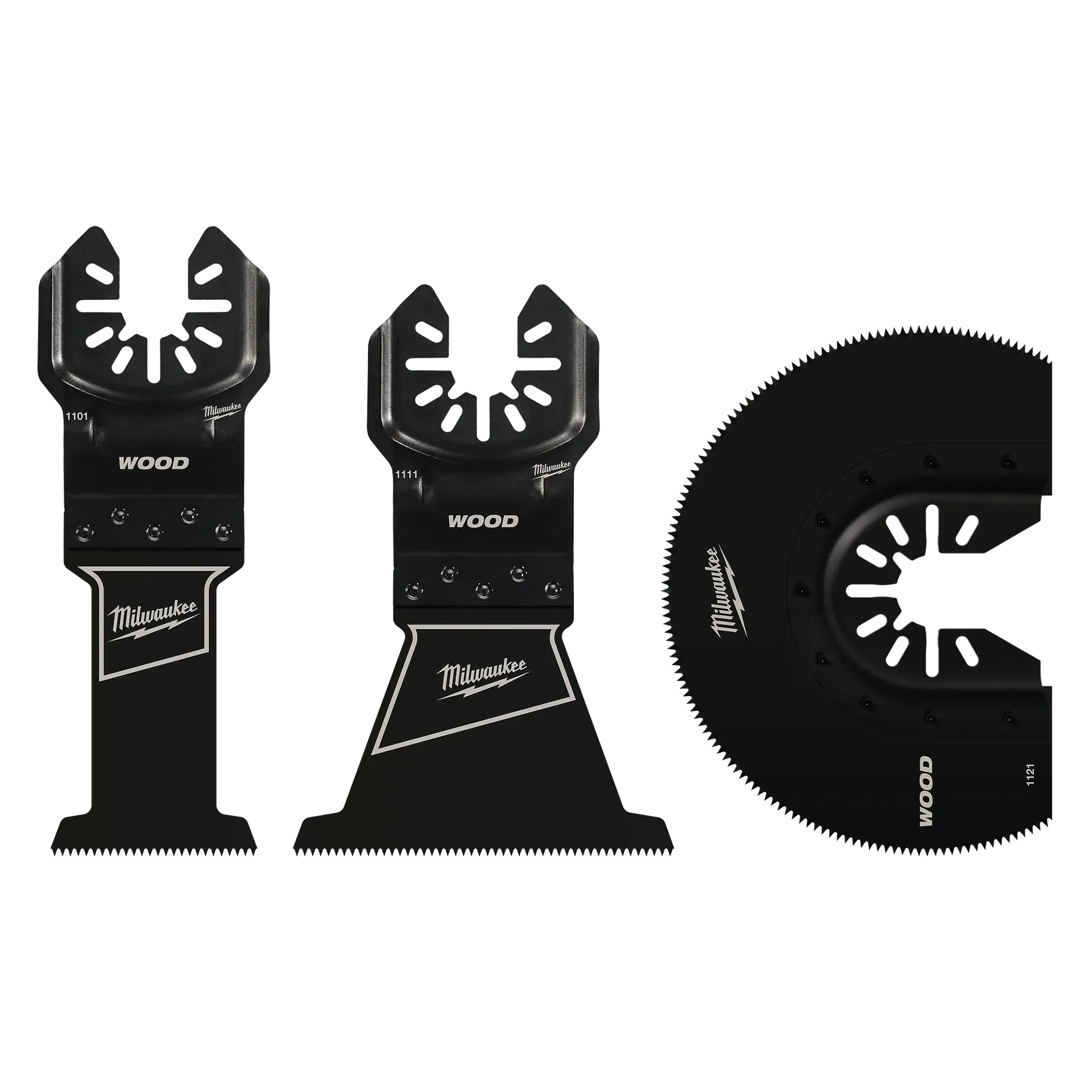MILWAUKEE 49-10-9004 OPEN-LOK™ 3 PC HCS Wood Multi-Tool Blade Variety Pack
