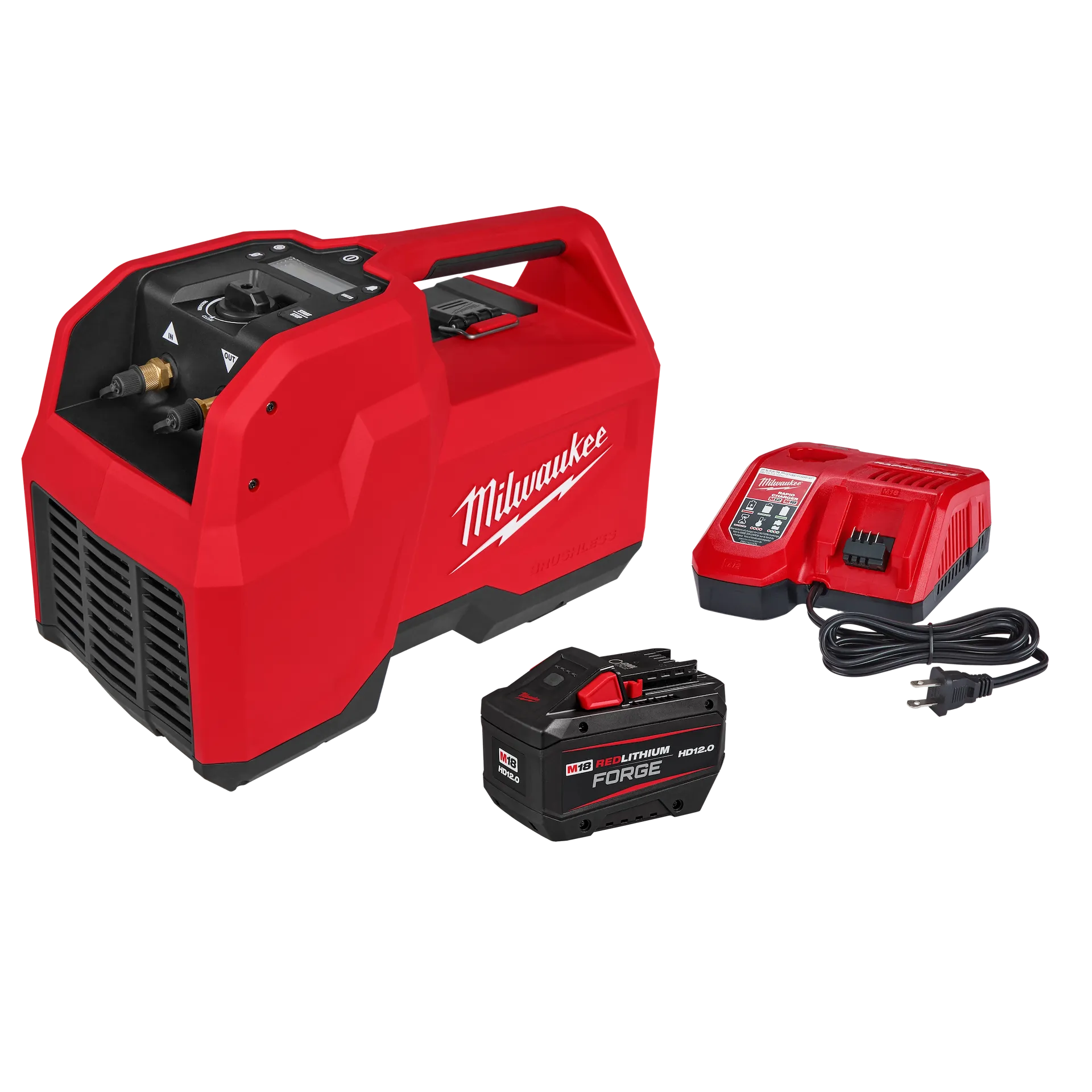 MILWAUKEE 2938-21 M18™ Brushless Refrigerant Recovery Machine Kit