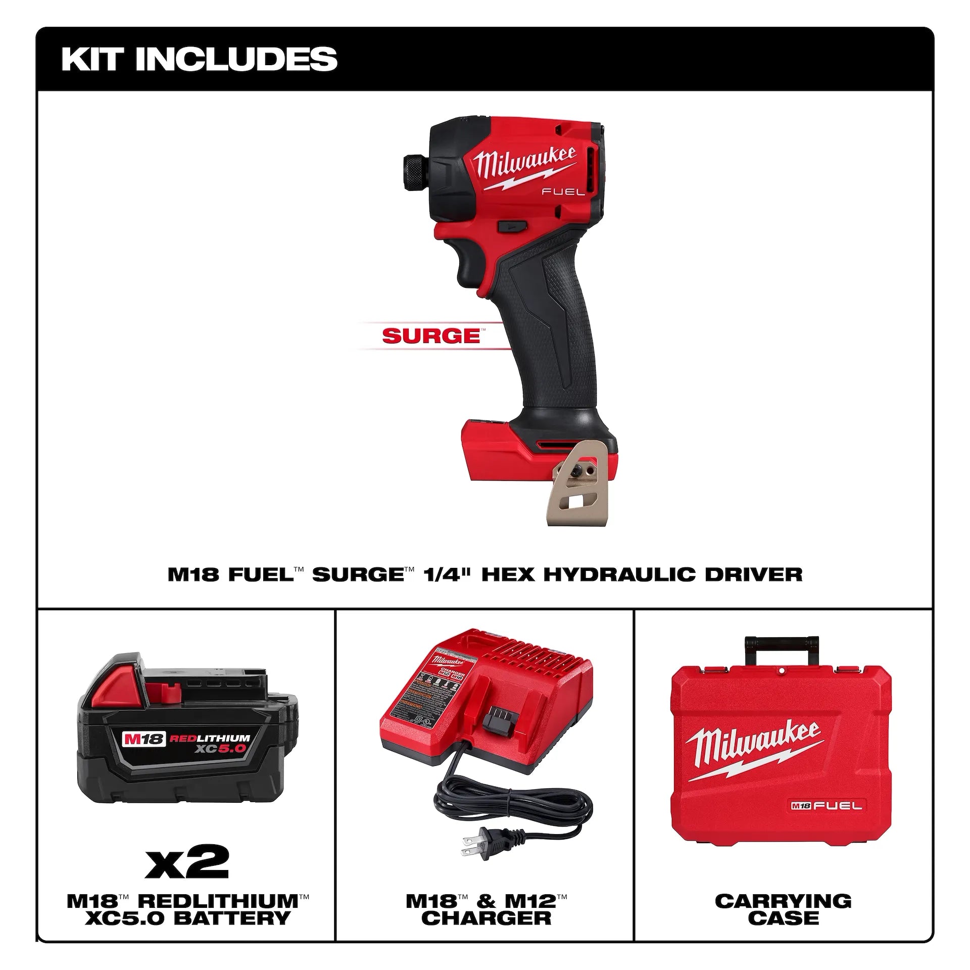 MILWAUKEE 2761-22 M18 FUEL™ SURGE™ 1/4