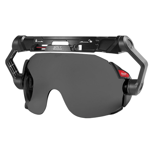 MILWAUKEE 48-73-1415 BOLT™ EYE VISOR - TINTED DUAL COAT LENSE (Compatible with Milwaukee® Safety Helmets & Hard Hats)