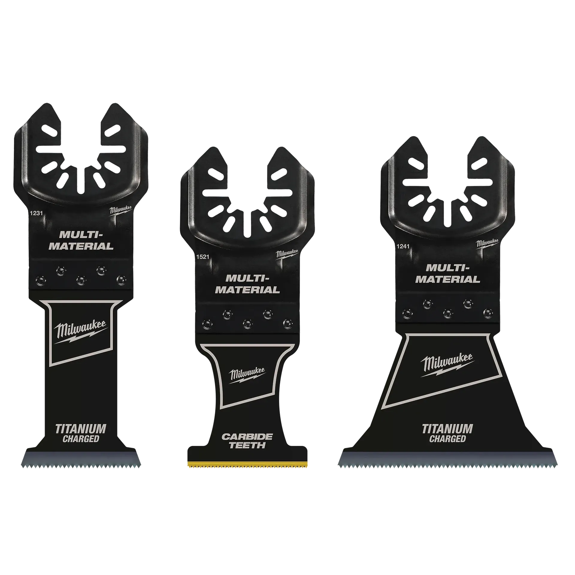 MILWAUKEE 49-10-9005 OPEN-LOK™ 3 PC Multi-Material Multi-Tool Blade Variety Pack