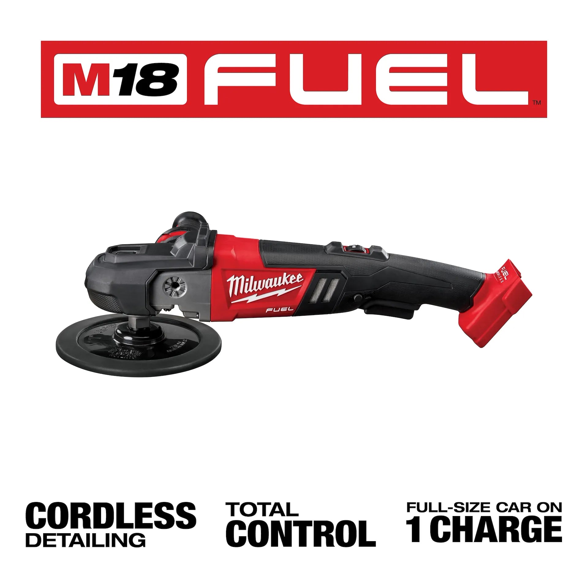 MILWAUKEE 2738-20 M18 FUEL™ 7” Variable Speed Polisher (Tool Only)