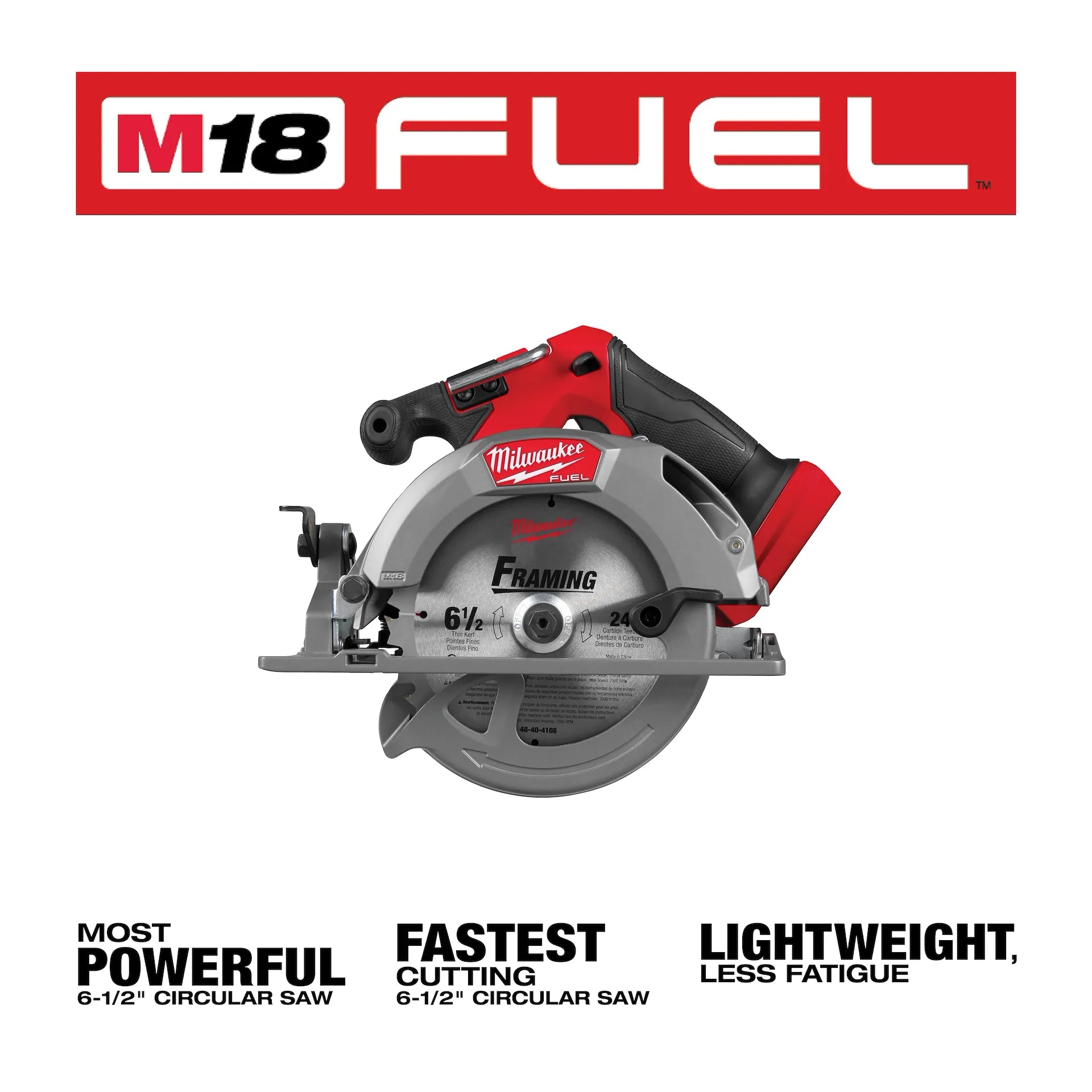 MILWAUKEE 2833-20 M18 FUEL™ 6-1/2