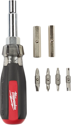 MILWAUKEE 48-22-2881 13in1 Cushion Grip Screwdriver with Schrader Bit
