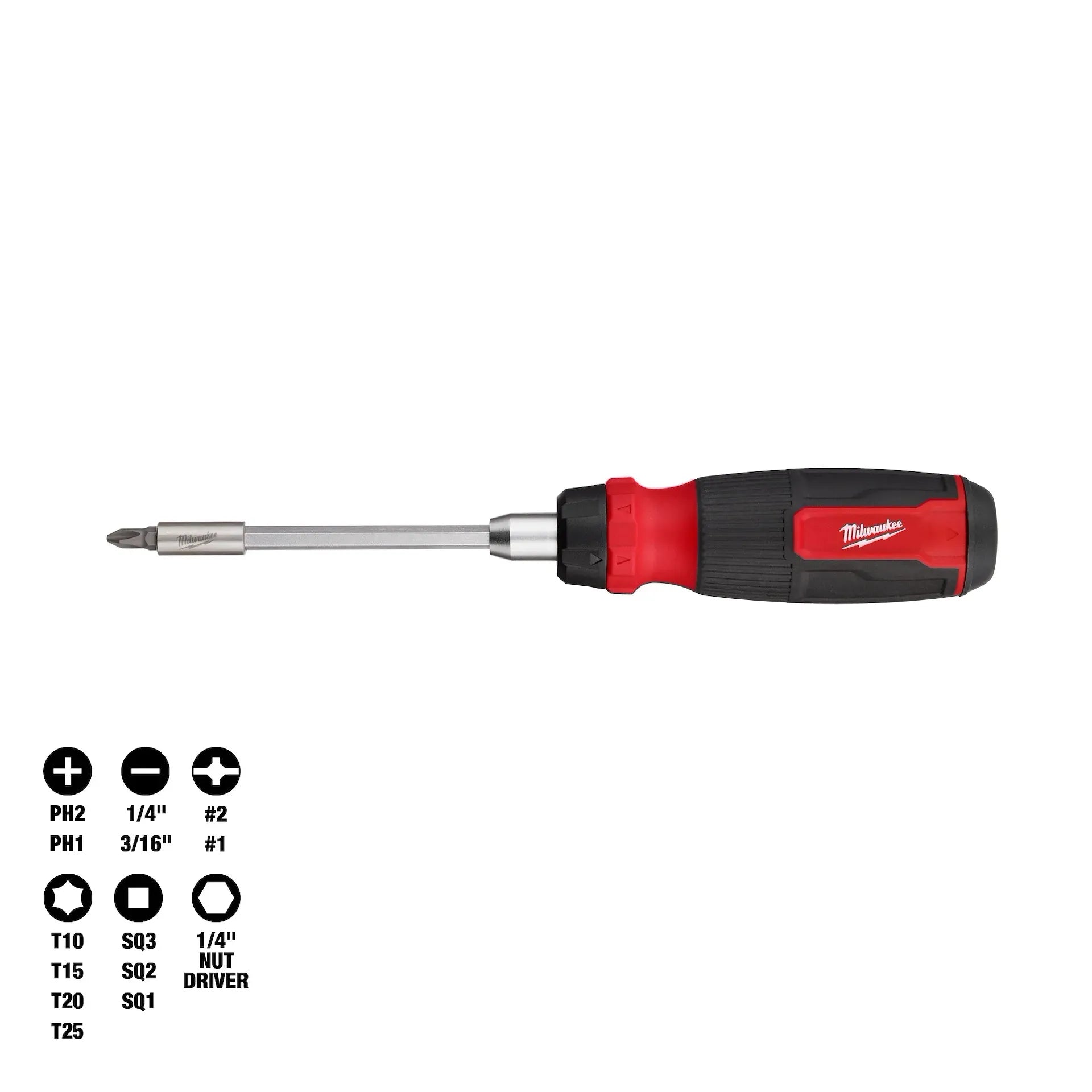 MILWAUKEE 48-22-2903 14-in-1 Ratcheting Multi-Bit Screwdriver