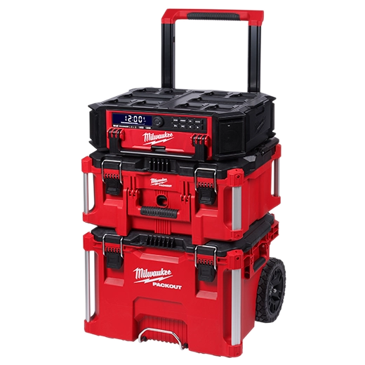 MILWAUKEE 2950-20 M18™ Jobsite Radio + Charger w/ PACKOUT™ Compatibility