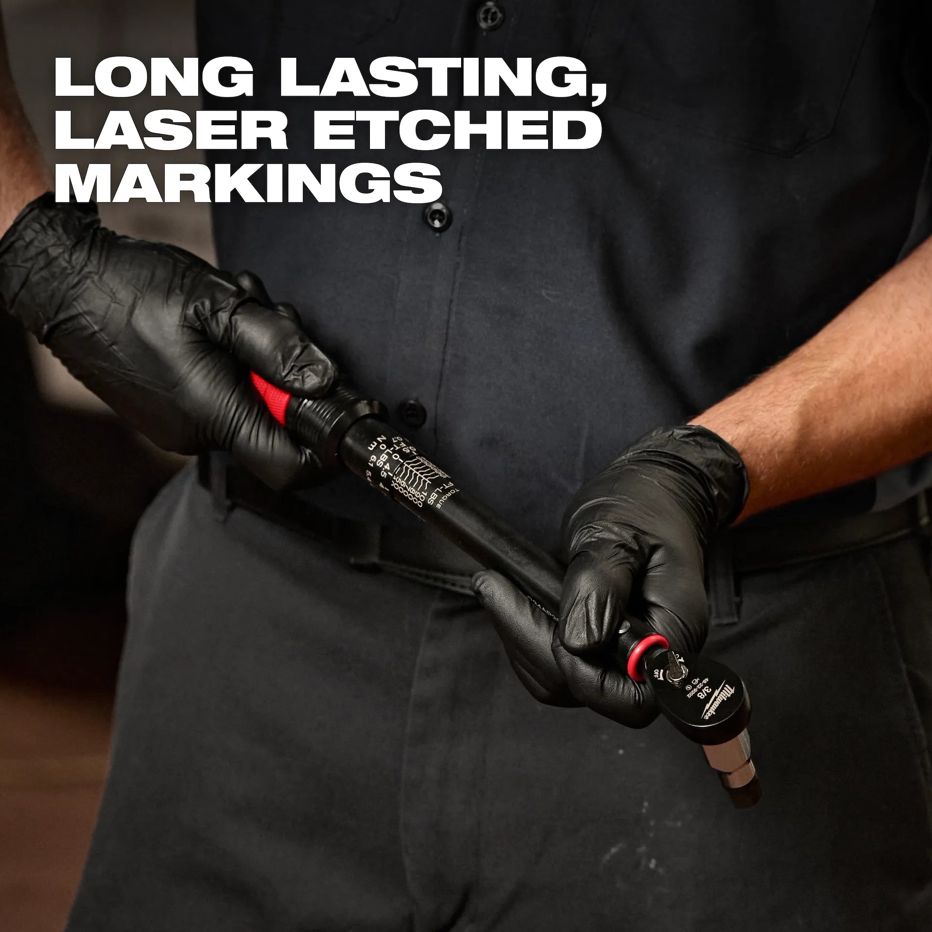 MILWAUKEE 48-22-9202 3/8” Drive Click Torque Wrench (20-100 ft·lbf)