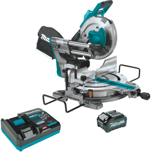 MAKITA GSL03M1 40V MAX XGT 10" SLIDING COMPOUND MITER SAW KIT, AWS