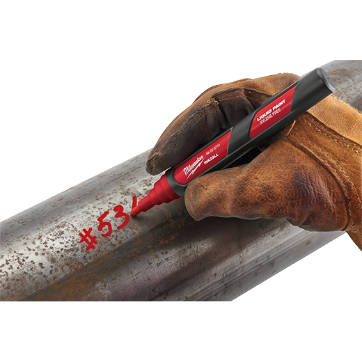 MILWAUKEE 48-22-3741 INKZALL™ Red Liquid Paint Marker