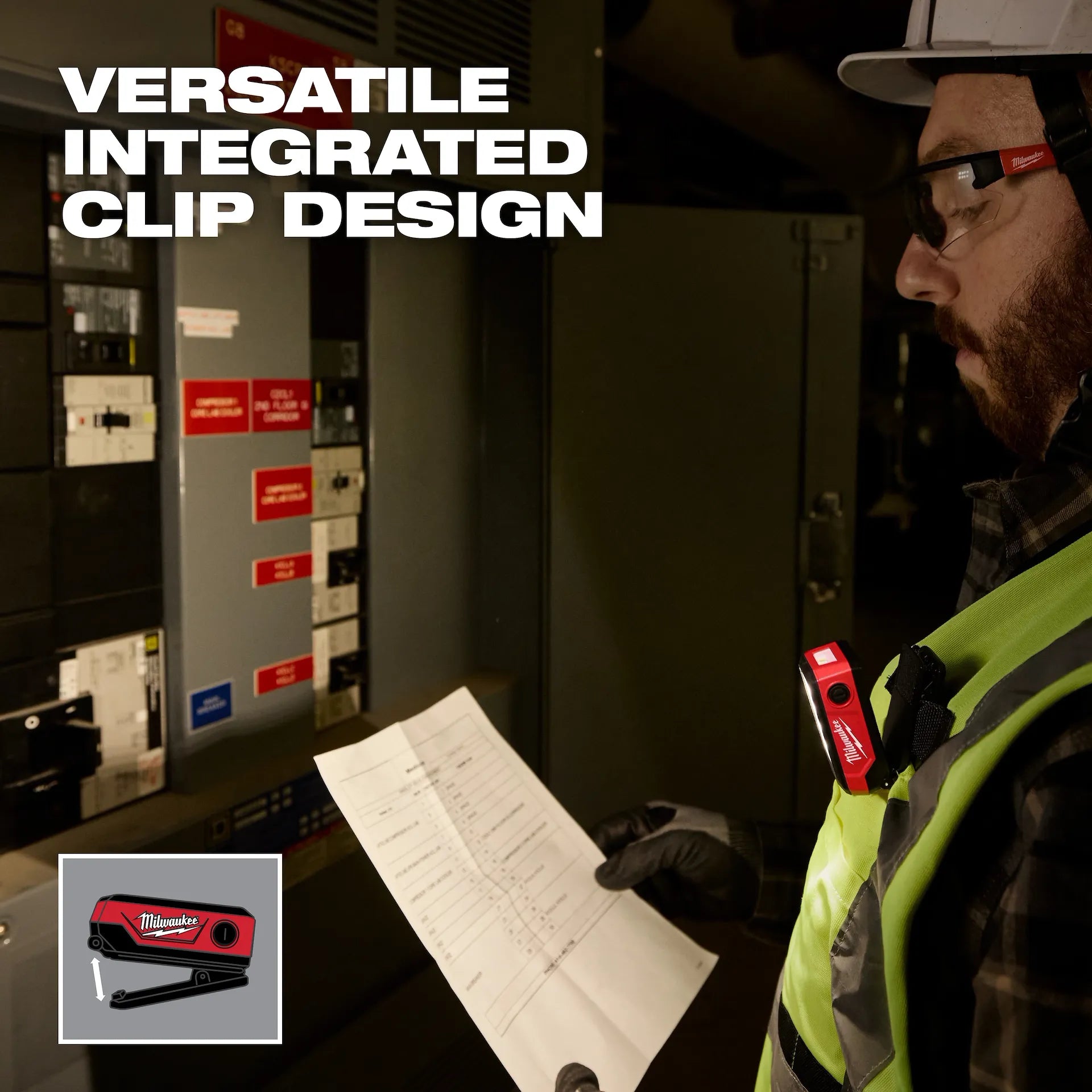 MILWAUKEE 2014R Rechargeable Clip Light