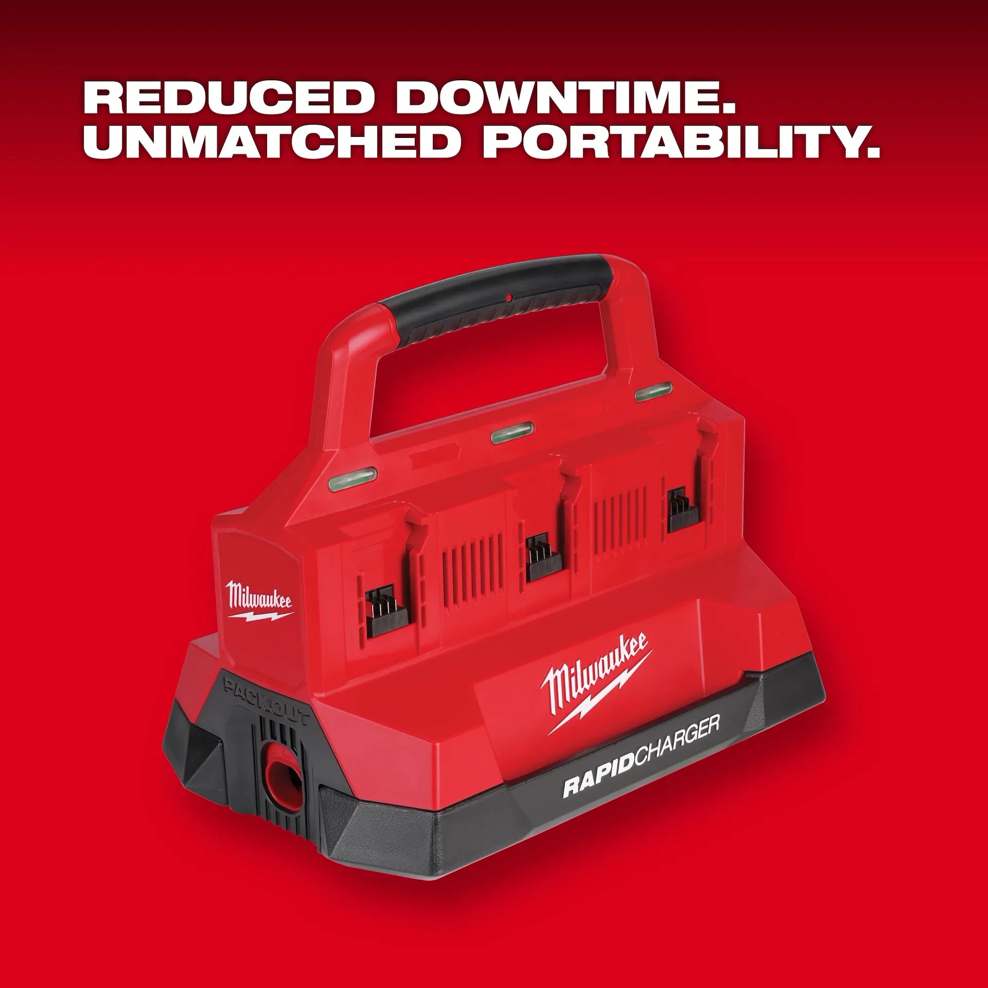 MILWAUKEE 48-59-1809 M18™ PACKOUT™ Six Bay Rapid Charger