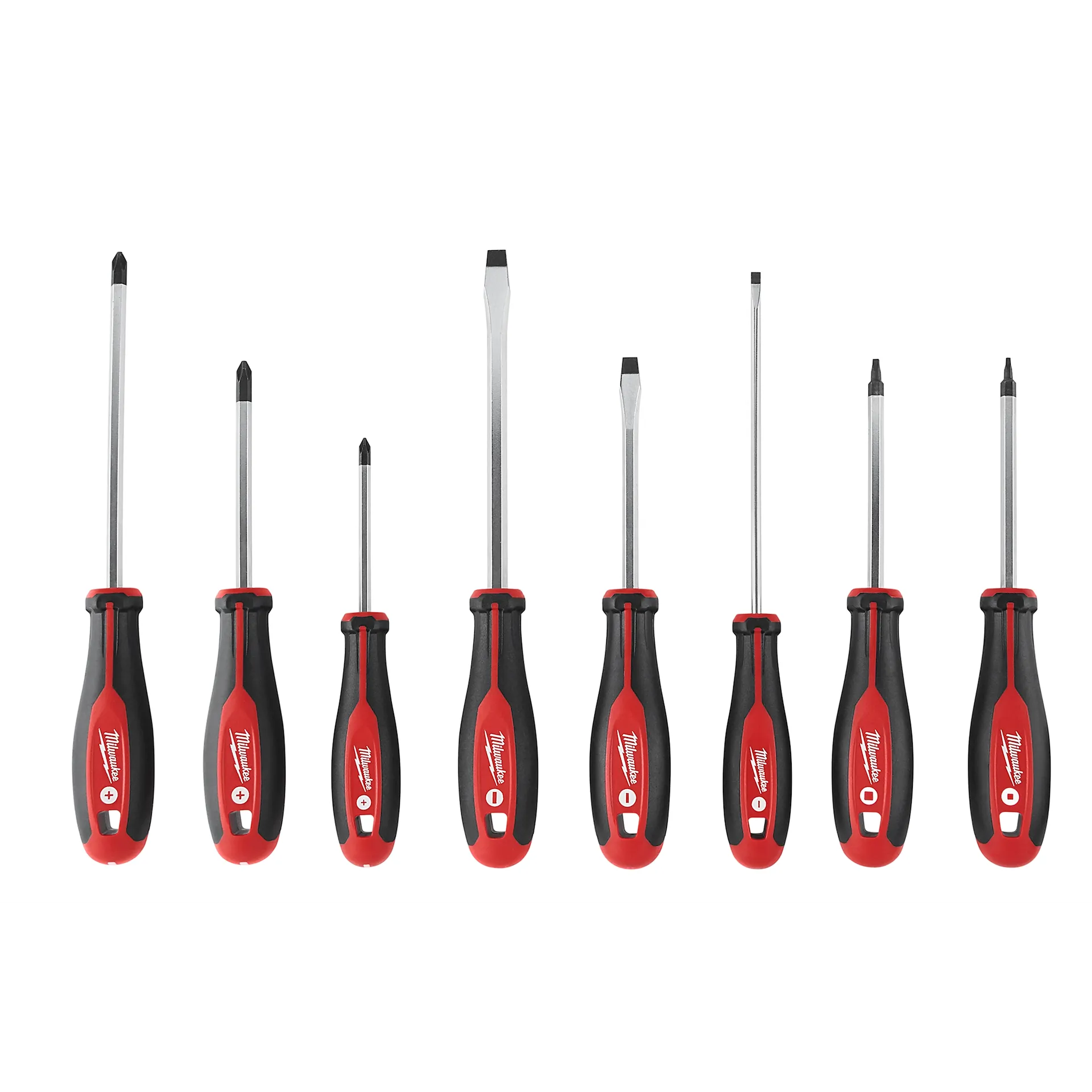MILWAUKEE 48-22-2718 8pc Screwdriver Kit w/ Square