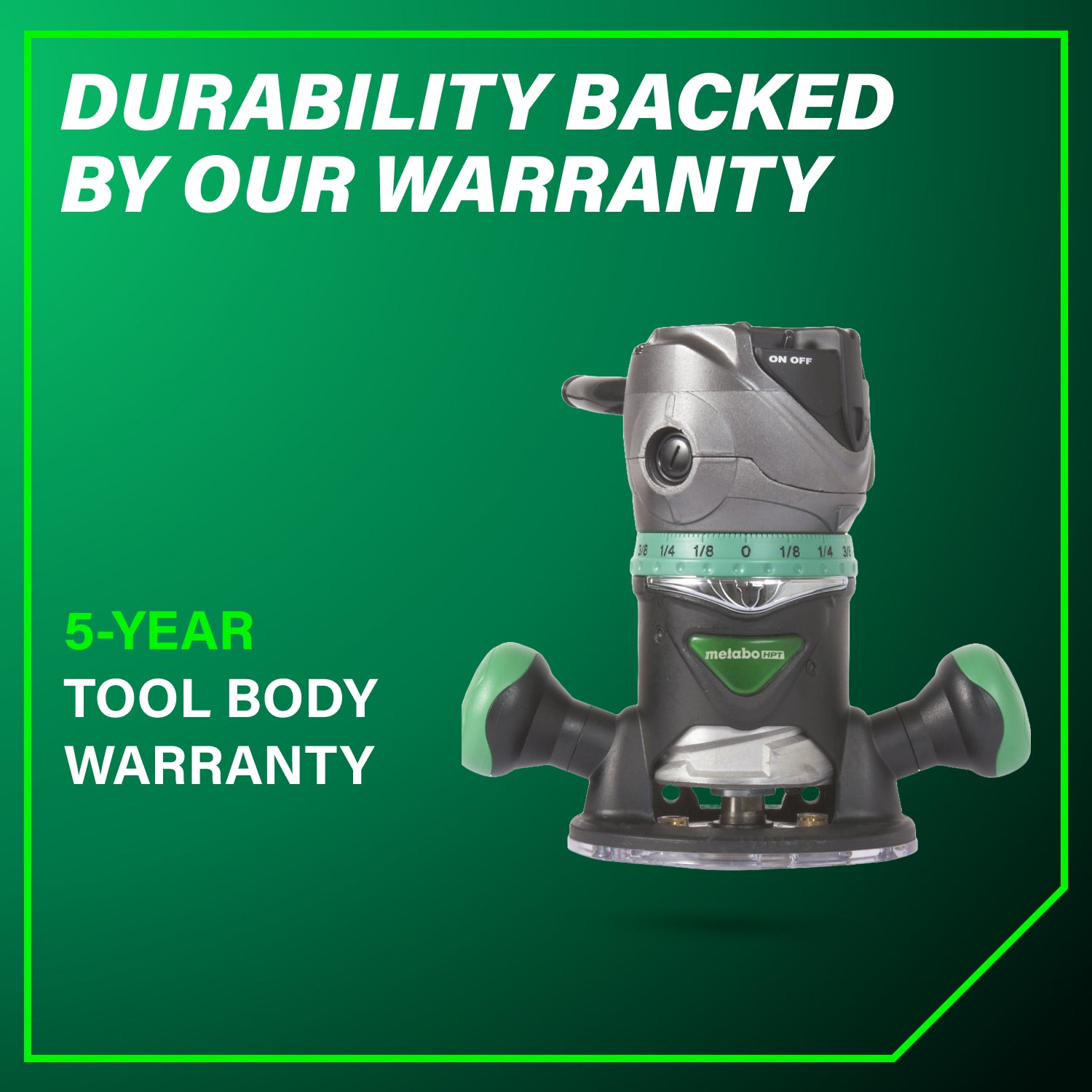 METABO M12VC 2-1/4 Peak HP Variable Speed Fixed Base Router