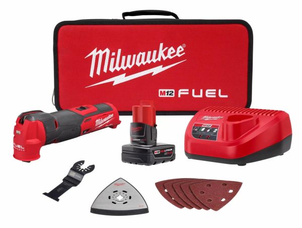 MILWAUKEE 2526-21XC M12 FUEL OSCILLATING MULTI-TOOL KIT