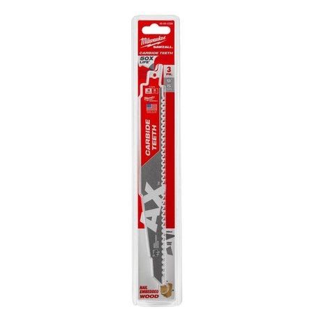 MILWAUKEE 48-00-5326 9IN CAX 3PK SAWZALL BLADE