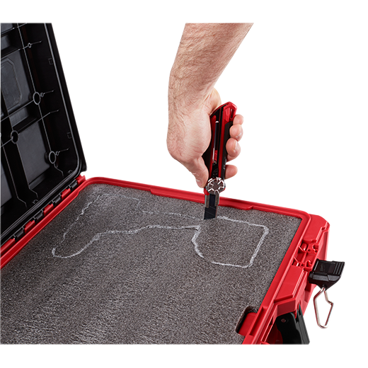 MILWAUKEE 48-22-8450 PACKOUT™ Tool Case W/ Customizable Insert