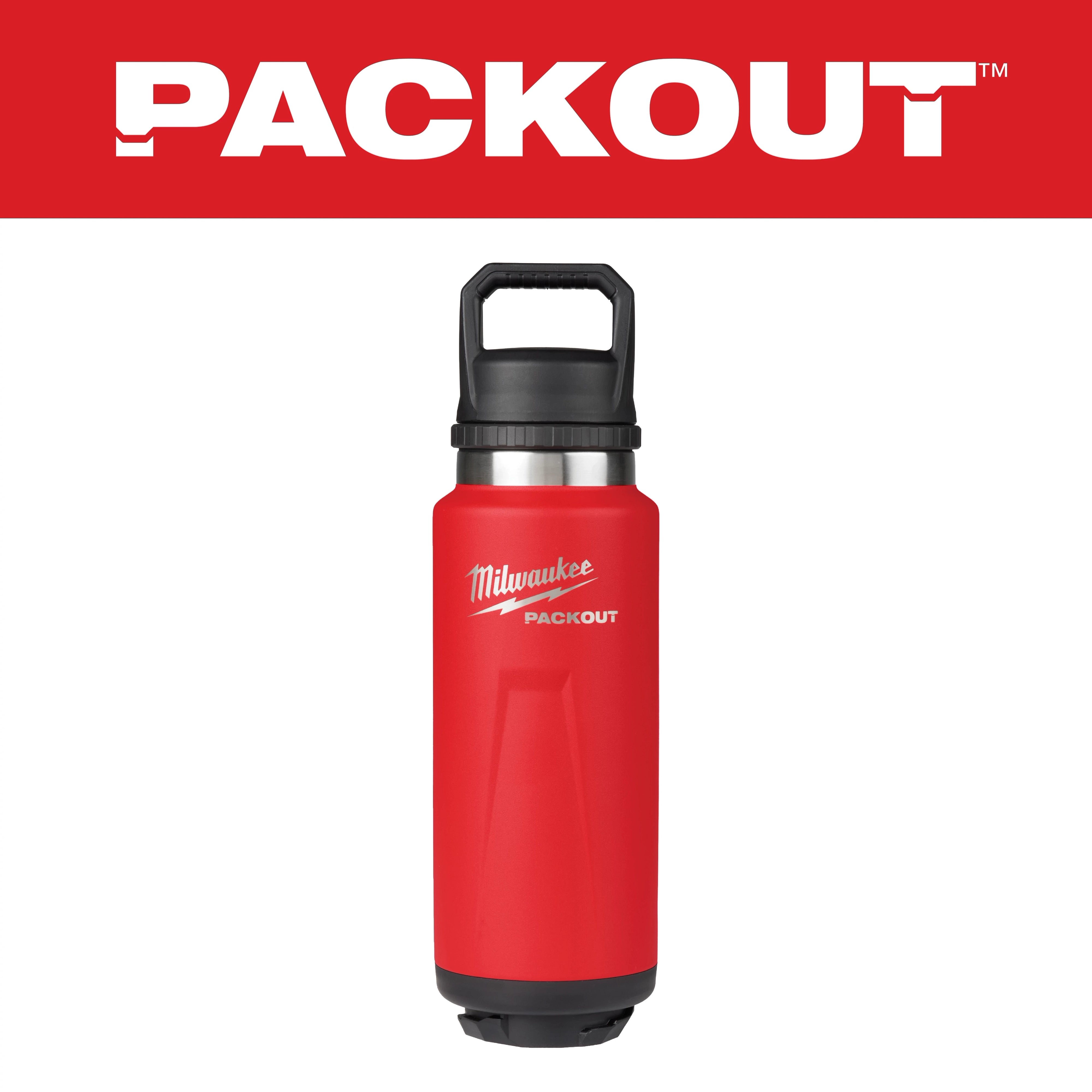 MILWAUKEE 48-22-8397 PACKOUT™ 36oz Insulated Bottle with Chug Lid