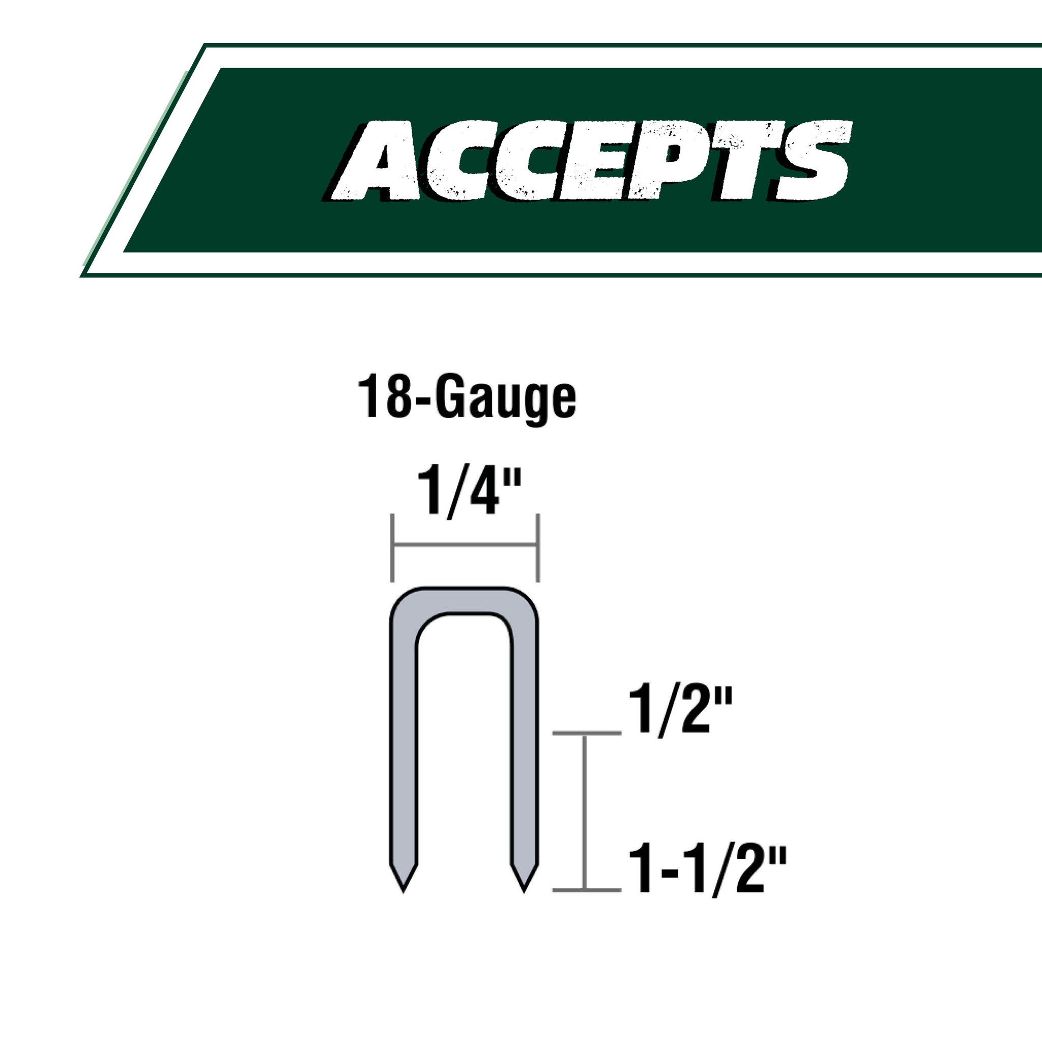 METABO N3804A5M 18 Gauge 1/4