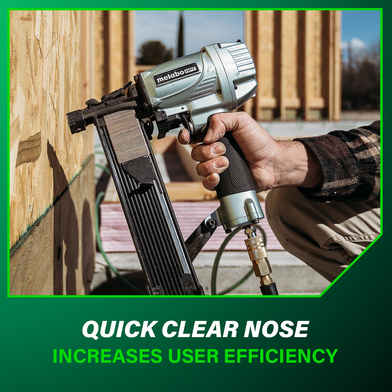 METABO N5008AC2M 16 Gauge 7/16 Inch Standard Crown Stapler