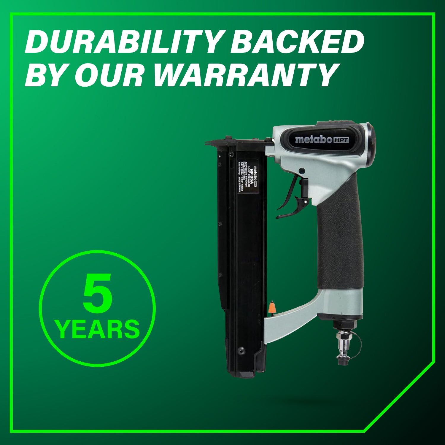 METABO NP35AM 1-3/8 Inch 23 Gauge Micro Pin Nailer