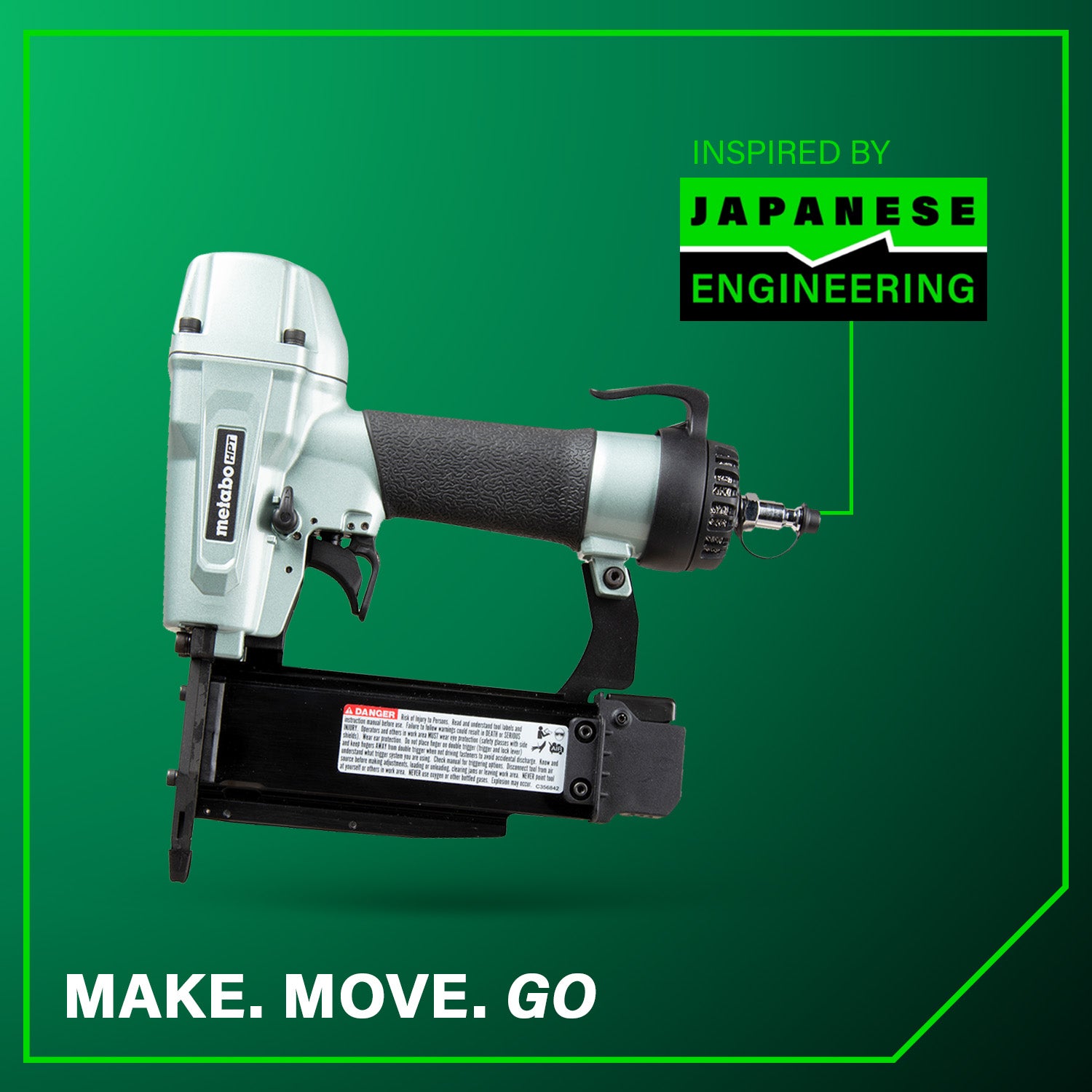 METABO NP50AM 23 Gauge 2 Inch PRO Pin Nailer