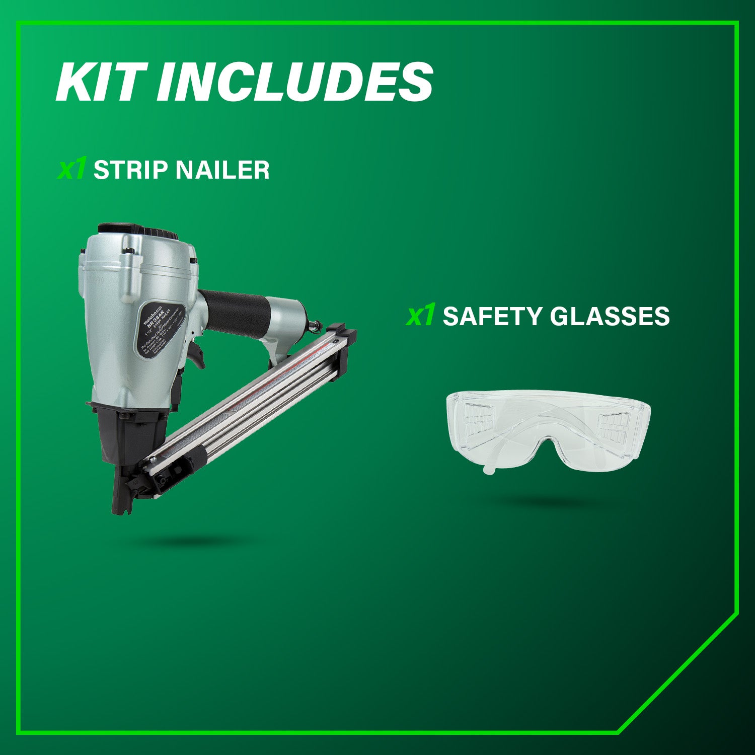 METABO NR38AKM 36 Degree 1-1/2 Inch Strap-Tite® Metal Connector Nailer