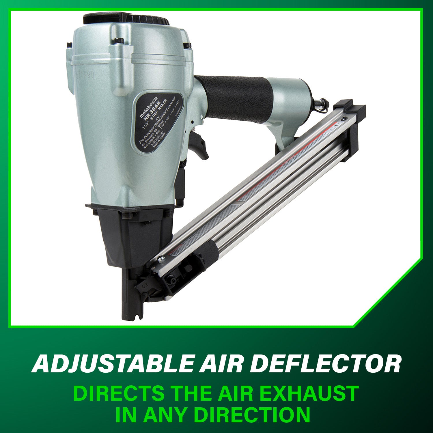 METABO NR38AKM 36 Degree 1-1/2 Inch Strap-Tite® Metal Connector Nailer