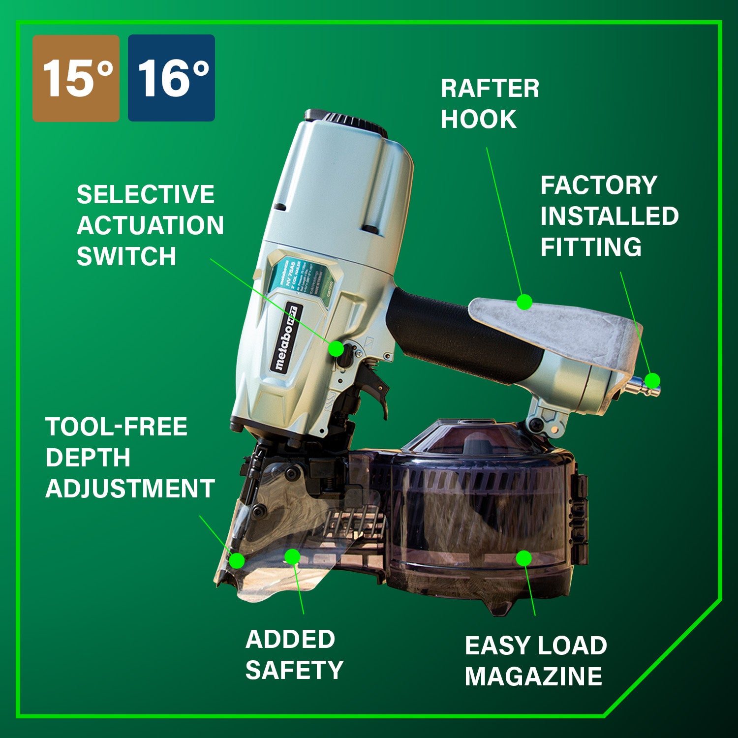 METABO NV75A5M 3