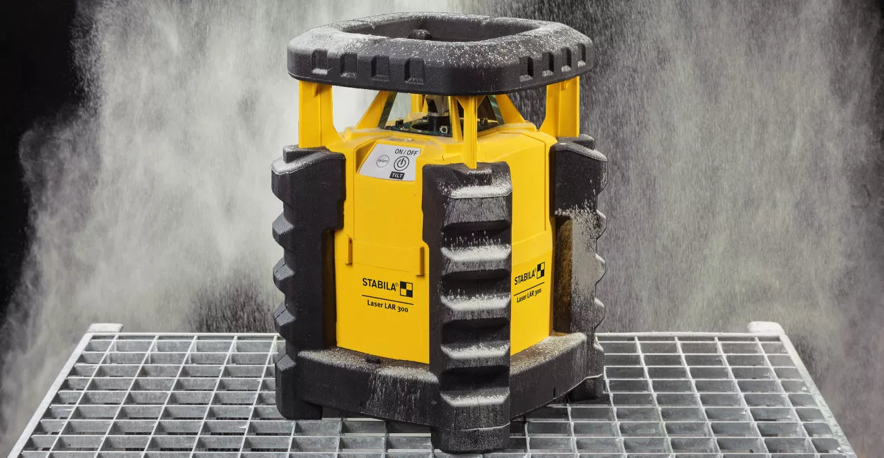 STABILA 05820 LAR 300 rotary laser set with tripod and grade rod