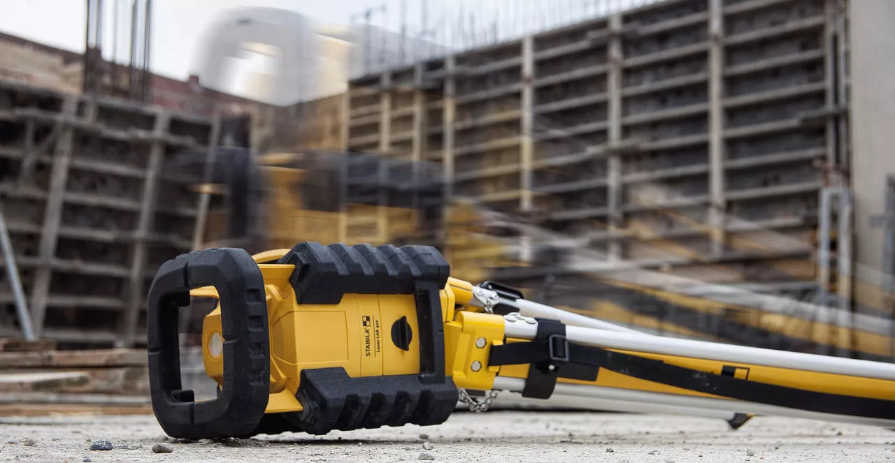 STABILA 05820 LAR 300 rotary laser set with tripod and grade rod